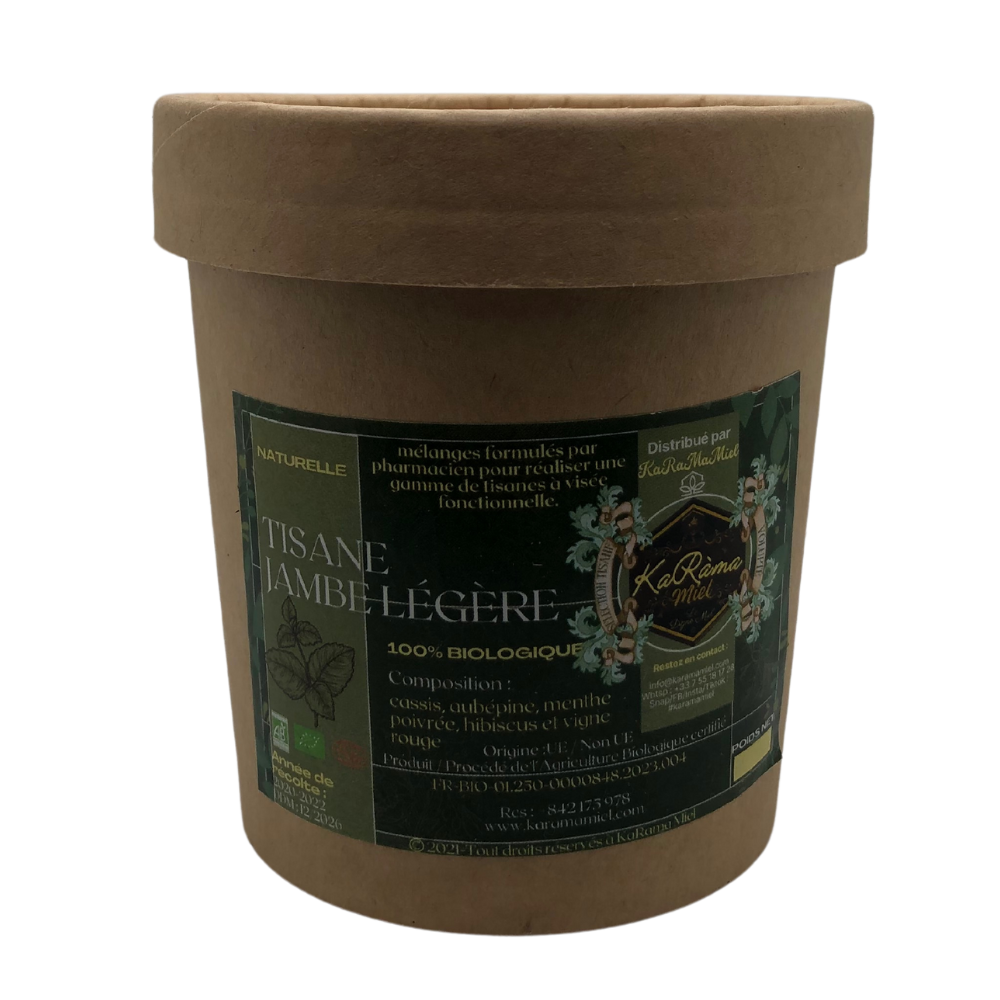 Tisane Jambes Légères Bio 100g